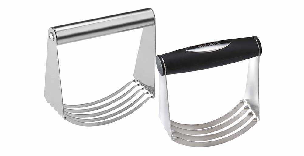 Two stainless steel blades